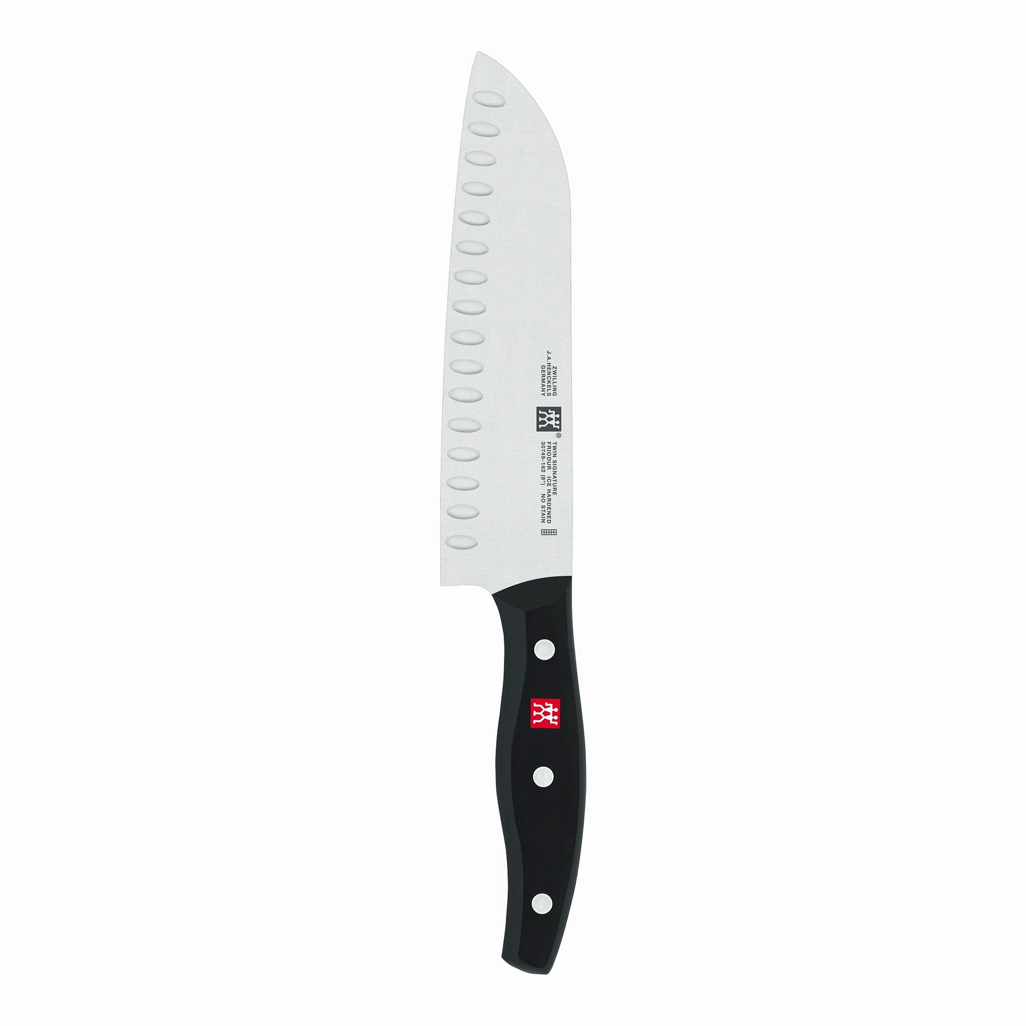 ZWILLING TWIN Signature 7-inch Hollow Edge Santoku Knife Cutlery outlet discounts