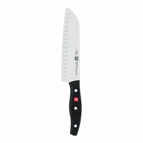 ZWILLING TWIN Signature 7-inch Hollow Edge Santoku Knife Cutlery outlet discounts