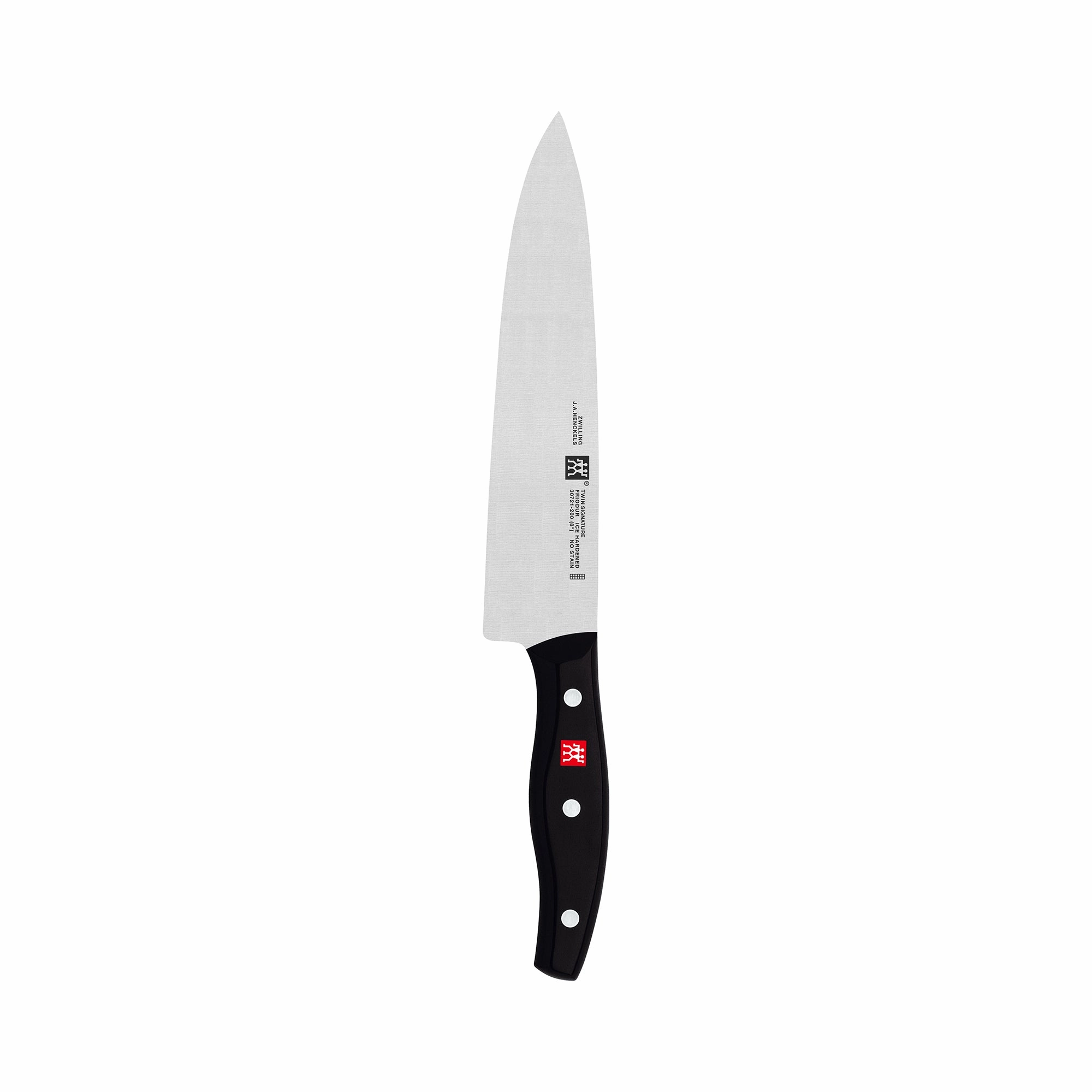 ZWILLING TWIN Signature 8-inch German Chef Knife, Kitchen Knife, Stainless Steel Knife, Black Cutlery outlet discounts