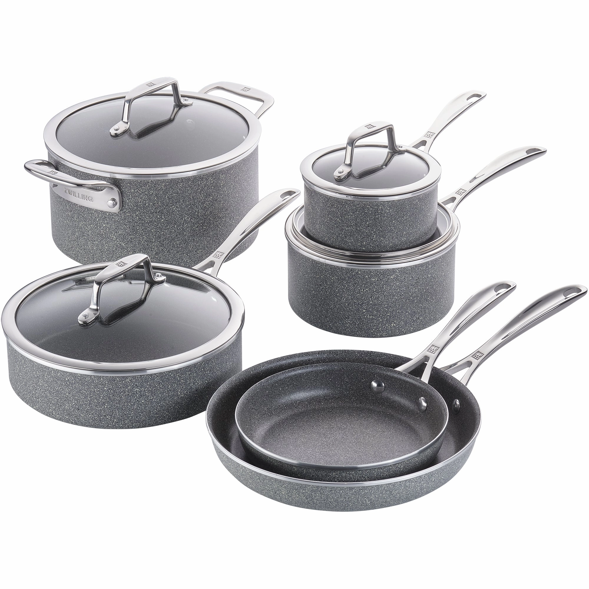ZWILLING Vitale 10-pc Aluminum Nonstick Cookware Set Cookware online kitchen sale