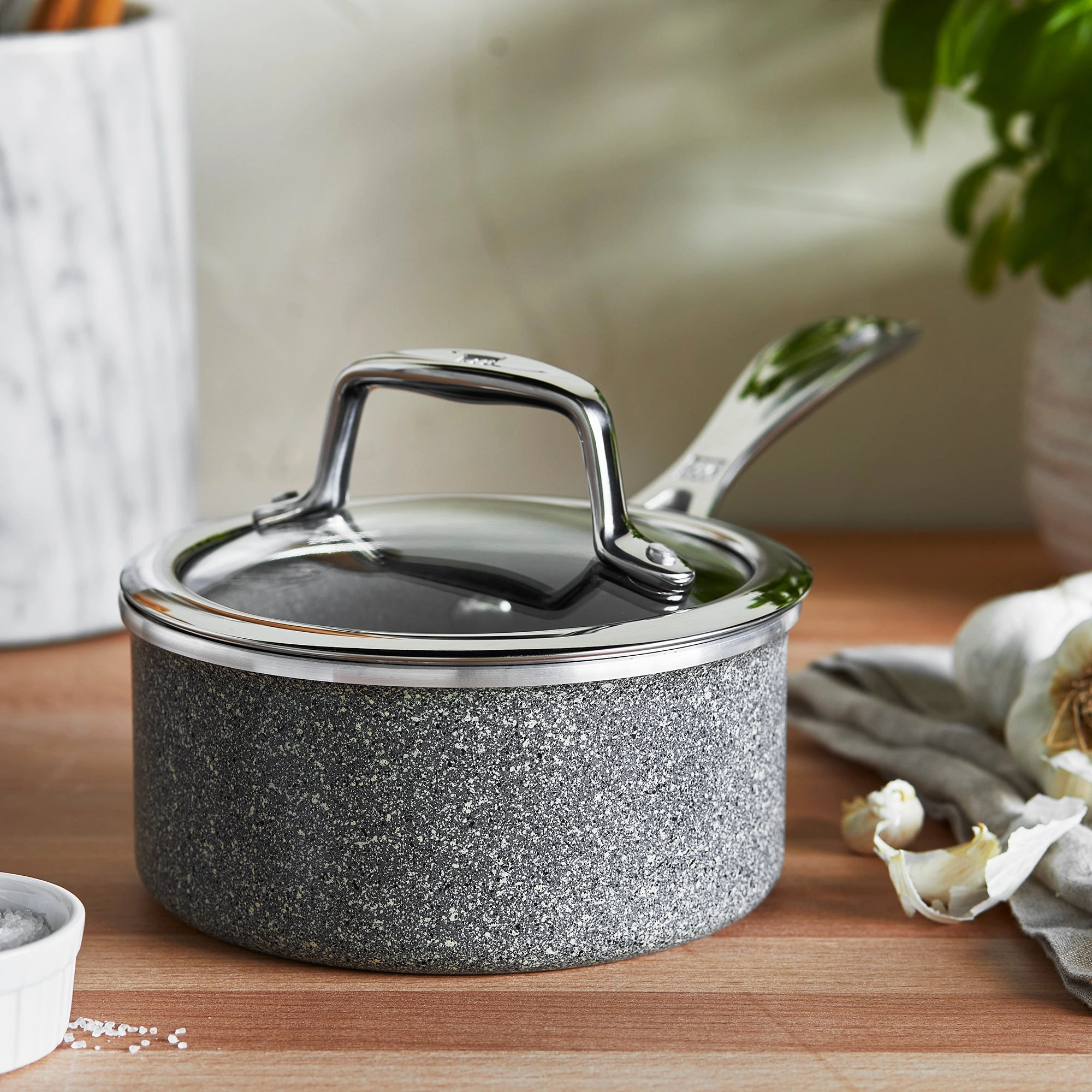 ZWILLING Vitale Aluminum Nonstick Saucepan with Lid